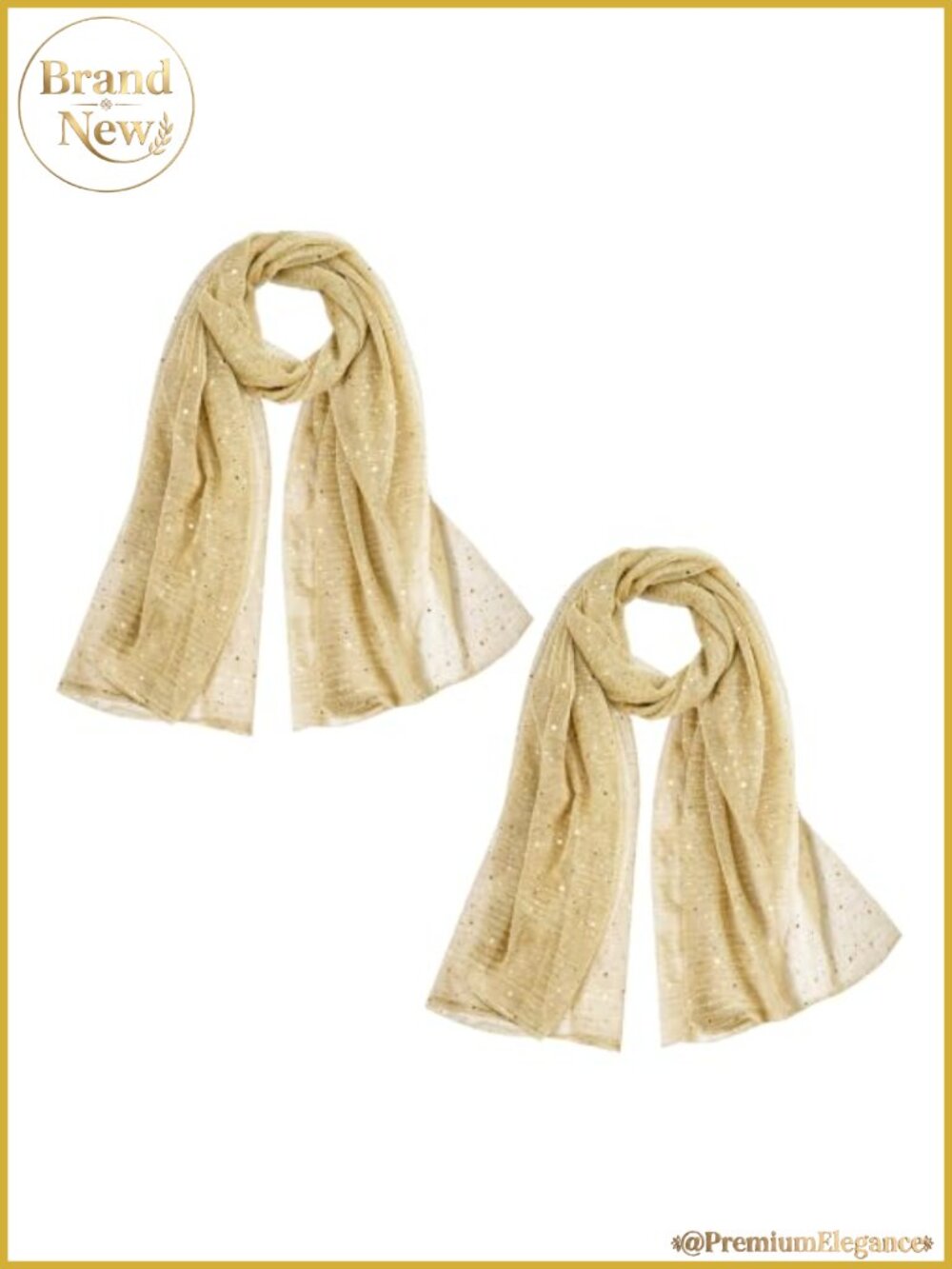 Sequin Rave Scarf Shawl Sheer Mesh Glitter Evening Wrap 2Pc
